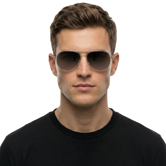 Men's Metal Pilot Style Sunglasses SF308S - Image 3