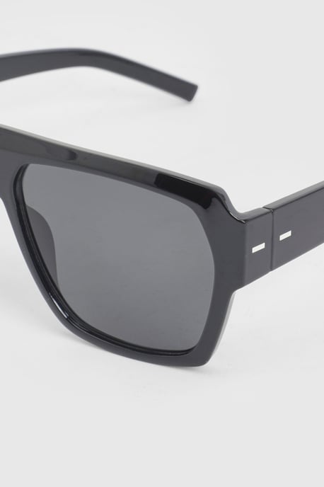 Chunky Framed Aviator Sunglasses - Image 4