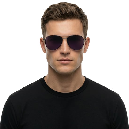 Men's Metal Pilot Style Sunglasses SF308S - Image 3