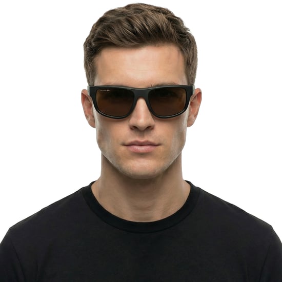 Men's Rectangular Polycarbonate Sunglasses L6042S - Image 3
