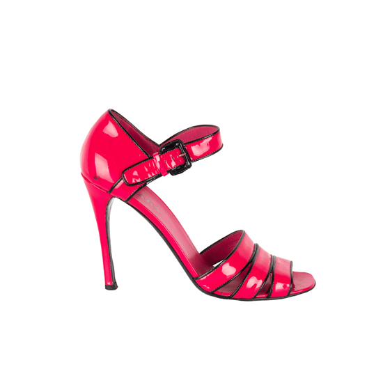 Prada Rosa Sandaler med Klack – 10-talet - Image 1