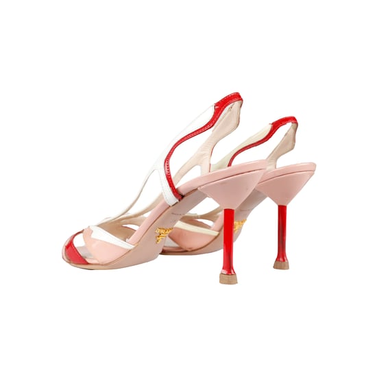 Prada Tri-color Slingback Heel Sandals - '10s - Image 2