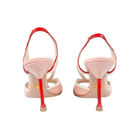 Prada Tri-color Slingback Heel Sandals - '10s - Image 4