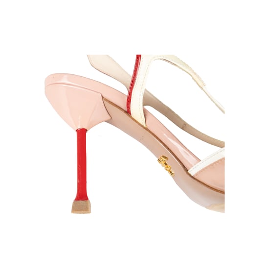 Prada Tri-color Slingback Heel Sandals - '10s - Image 5