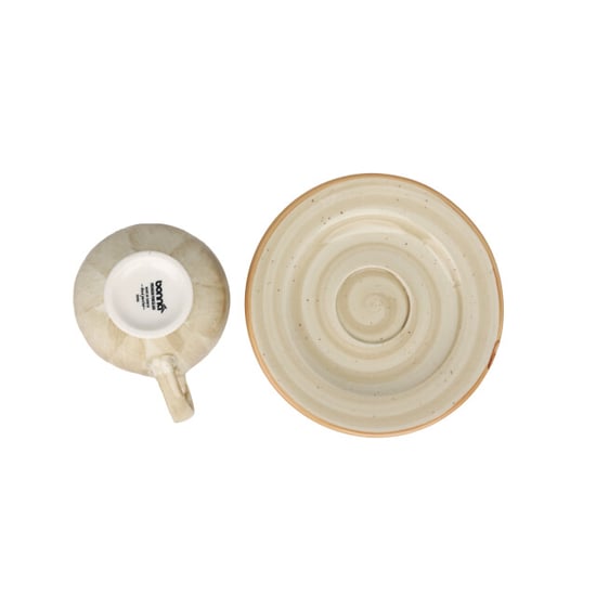 Bonna Thee kopjes & schotel aura terrain porselein set van 6 - Image 2