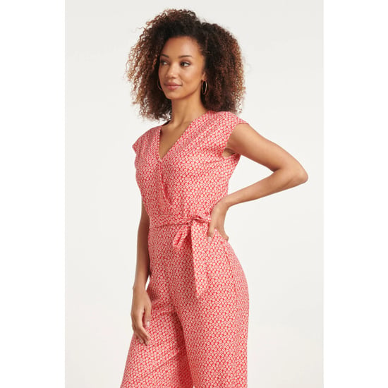 Smashed Lemon 24178 jumpsuitwikkelontwerp met bloemenprint | - Image 3