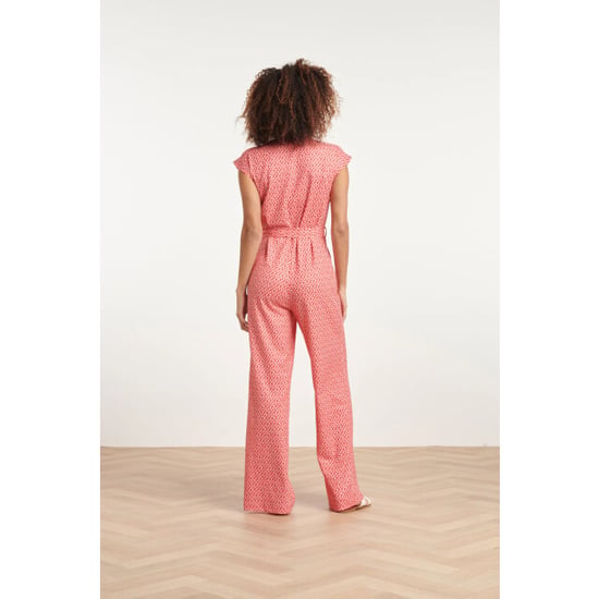 Smashed Lemon 24178 jumpsuitwikkelontwerp met bloemenprint | - Image 6