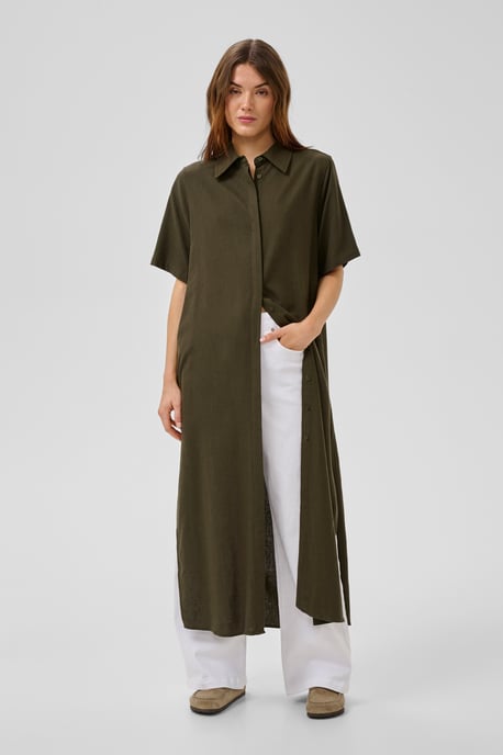 MWDias SS Boxy Shirtdress Dress Loose fit - Image 1