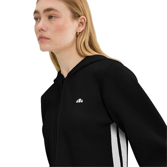 Ellesse Dames/Dames Laneisa gebreide Full Zip Hoodie (Zwart) - Image 3