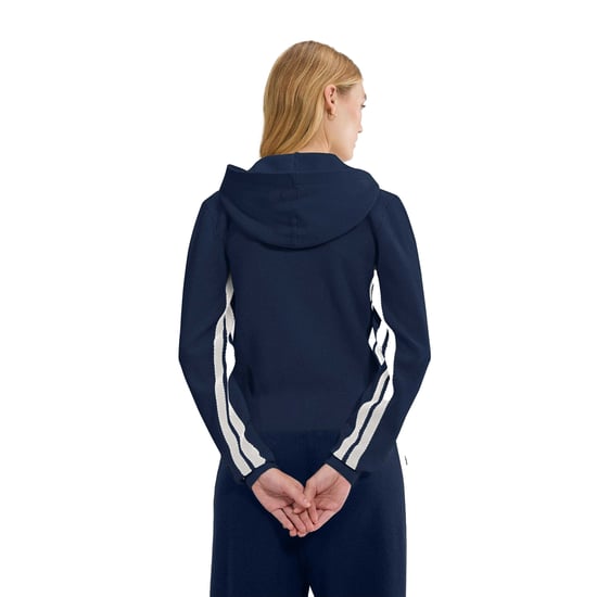 Ellesse Dames/Dames Laneisa gebreide Full Zip Hoodie (Marine) - Image 2