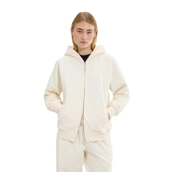 Ellesse Dames Pianella Volledige Rits Hoodie (Off White) - Image 1