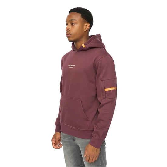 Duck and Cover Heren Brammers V2 Hoodie (Rozijn) - Image 3