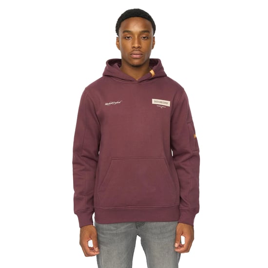 Duck and Cover Heren Marsak V2 Hoodie (Rozijn) - Image 1