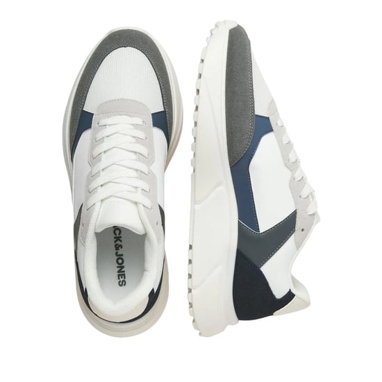 Jack And Jones Heren Aspire Runner Sportschoenen (Blazer Wit/Kasteelrots/Navy) - Image 4