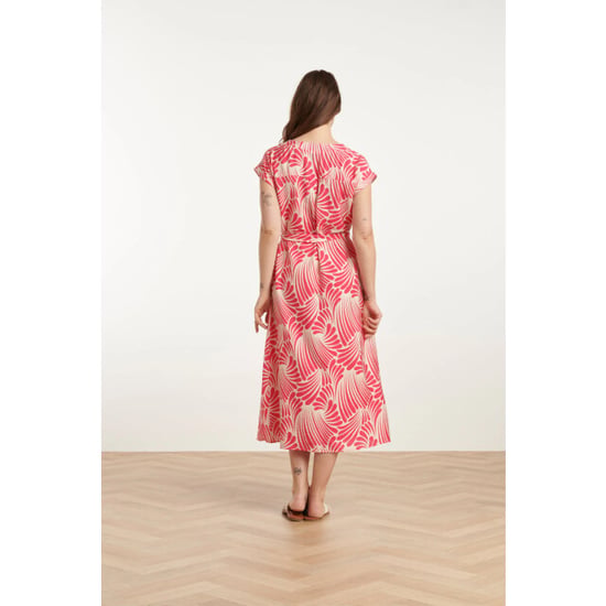 Smashed Lemon 25072 midi jurk met grafische print | - Image 4