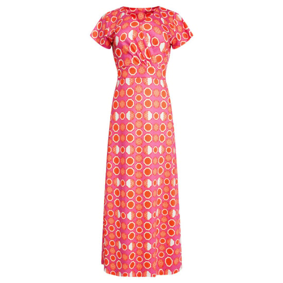 Smashed Lemon 25026 maxi jurk met v-hals met fruitprint | - Image 4