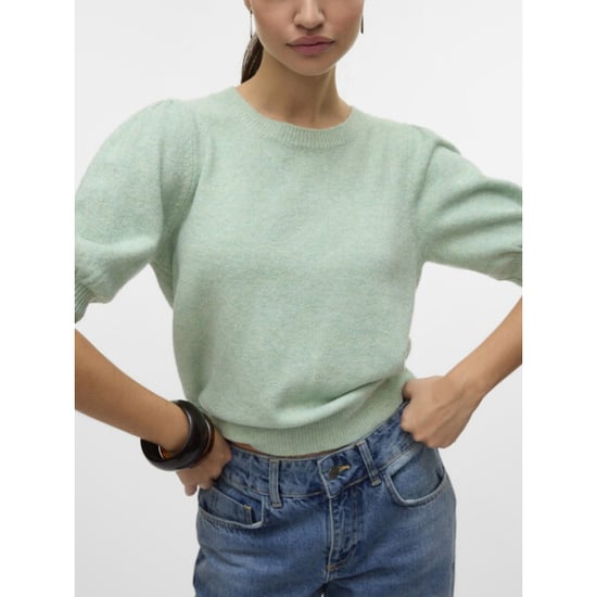 Vero Moda Vmdoffy 24 o-neck pullover ga noos mint - Image 3