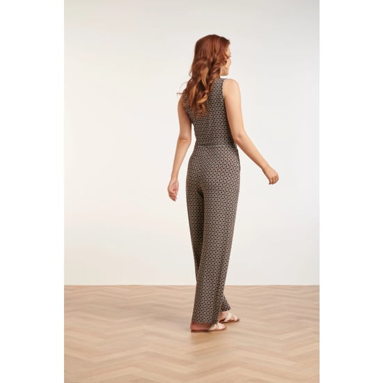 Smashed Lemon 24439 donkere grafische print jumpsuit | - Image 5