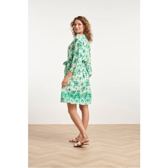 Smashed Lemon 24140 fris ornamentprint jurk met v-hals | - Image 6