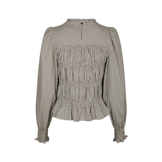 Neo Noir marcia check blouse 166893 306 dusty brown - Image 3