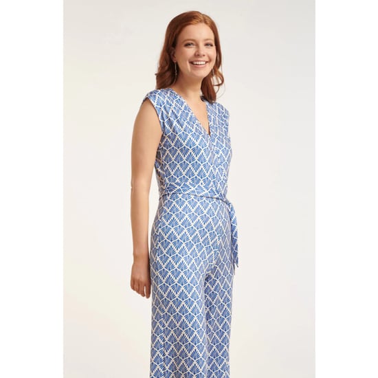 Smashed Lemon 24033 wikkelstijl jumpsuit met ornament print | - Image 5