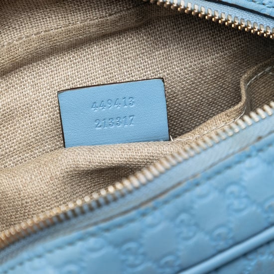 Begagnad Mini Microguccissima Bree Crossbody - Image 6