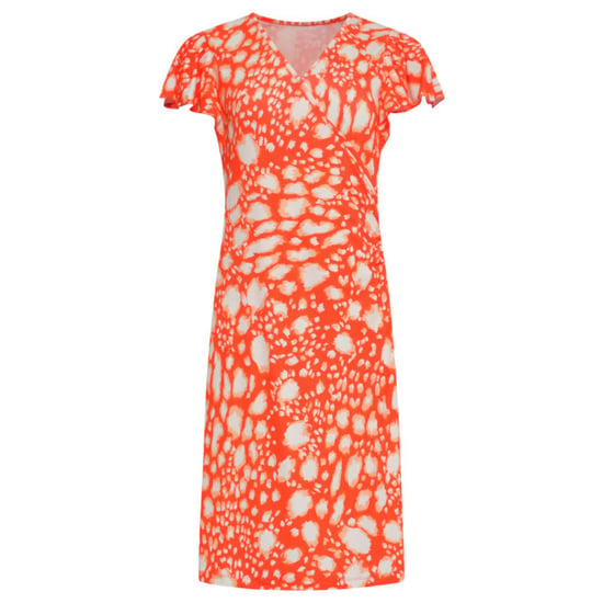Smashed Lemon 24453 zomerjurk met ruches animal print | - Image 5
