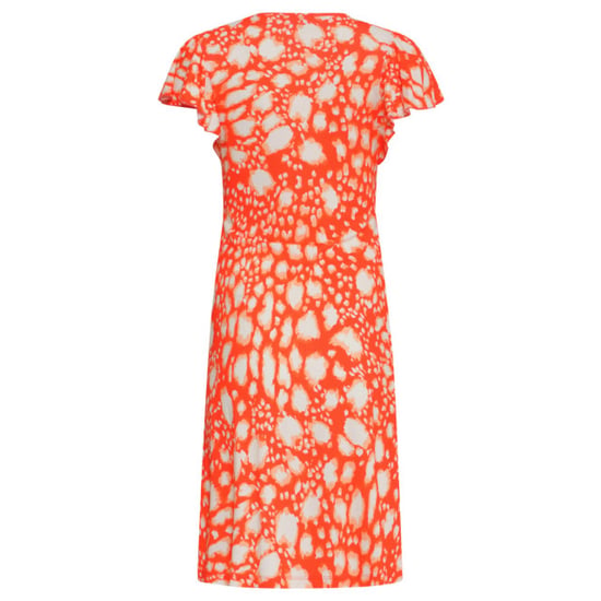 Smashed Lemon 24453 zomerjurk met ruches animal print | - Image 6