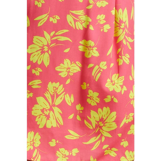 Smashed Lemon 24371 dames fuchsia jurk met allover lime bloemenprint | - Image 6