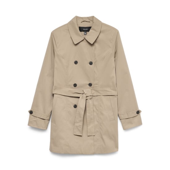 Vero Moda vmchelsea olivia trenchcoat noos 10329343 silver mink - Image 1