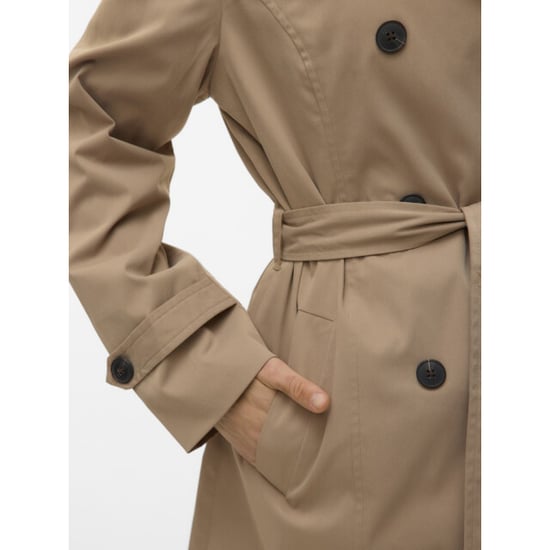 Vero Moda vmchelsea olivia trenchcoat noos 10329343 silver mink - Image 6
