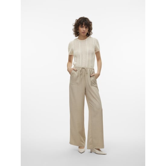 Vero Moda vmmelany hw loose pant 10316385 overcast - Image 4