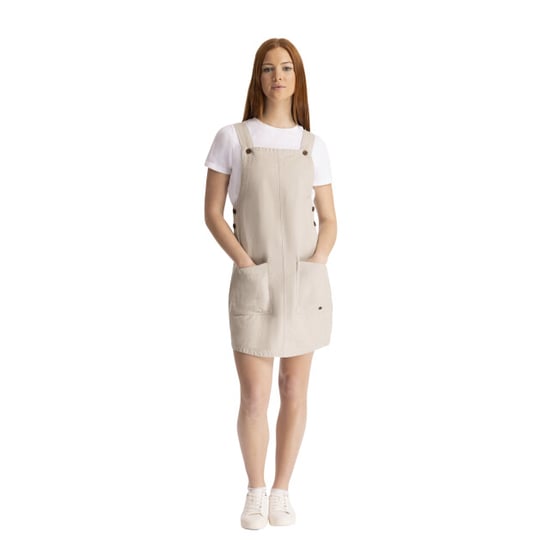 Trespass Womens/Ladies Twirl Casual Dress (Oatmilk) - Image 3