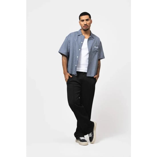 Equalité Sky boxy shirt striped - Image 4