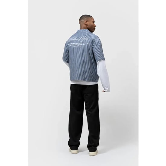 Equalité Sky boxy shirt striped - Image 5