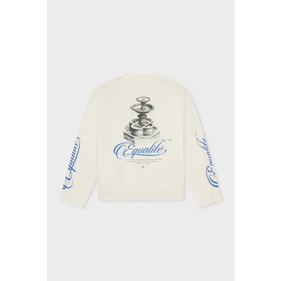 Equalité Fontain oversized longsleeve tee off - Image 1