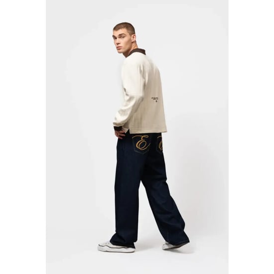 Equalité Ash knit longsleeve polo brown off - Image 4