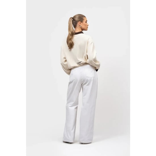 Equalité Ash knit longsleeve polo brown off - Image 5