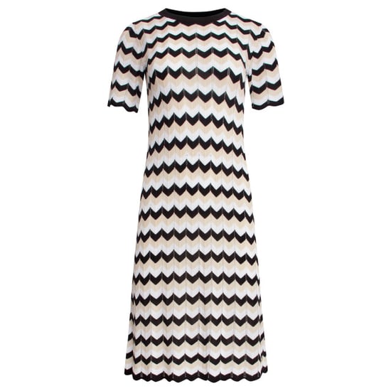Smashed Lemon 25267 zigzag gebreide jurk, | - Image 2