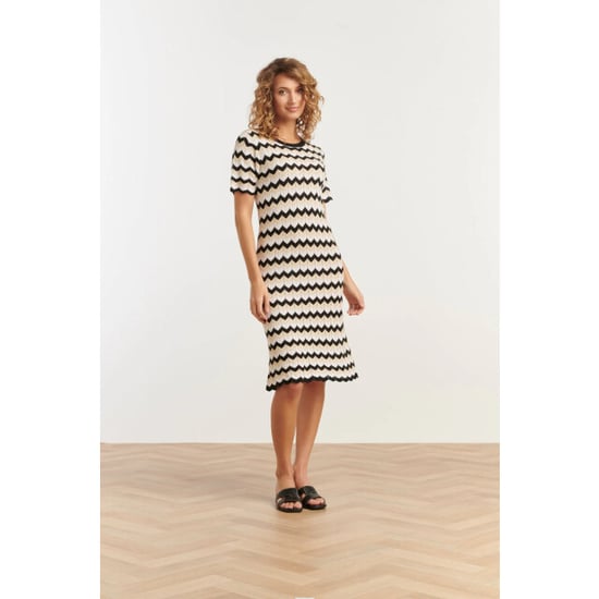 Smashed Lemon 25267 zigzag gebreide jurk, | - Image 5
