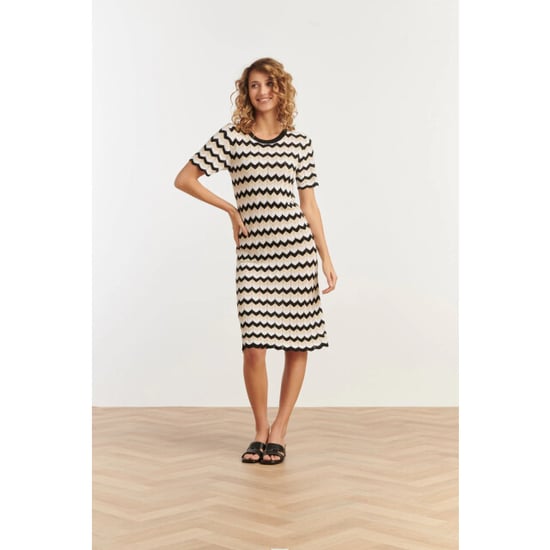 Smashed Lemon 25267 zigzag gebreide jurk, | - Image 6