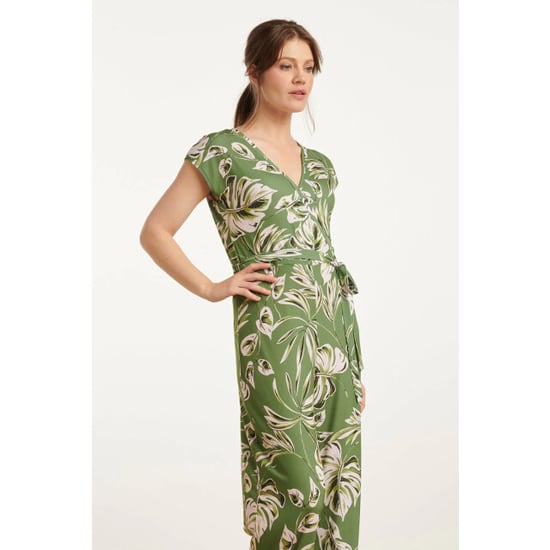 Smashed Lemon 25160 leaf print stretch jumpsuit | - Image 5