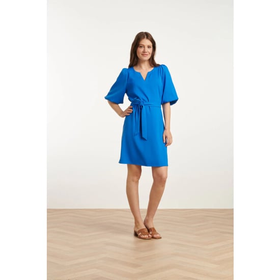 Smashed Lemon 25152 balloon sleeve kort jurkkobalt | - Image 3