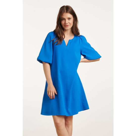 Smashed Lemon 25152 balloon sleeve kort jurkkobalt | - Image 5