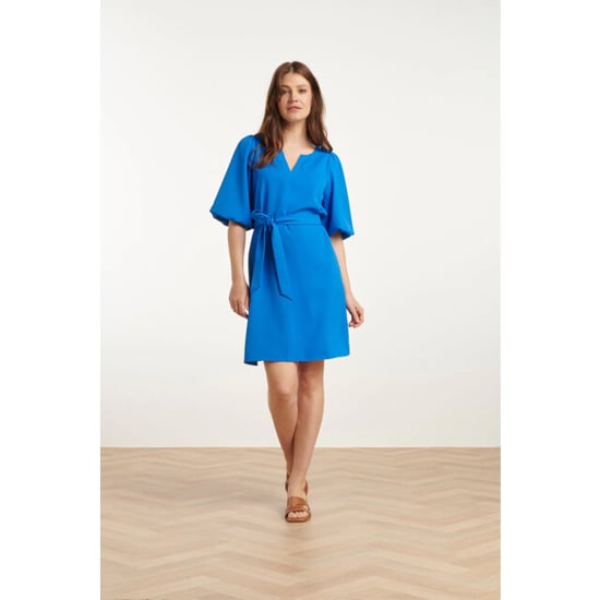 Smashed Lemon 25152 balloon sleeve kort jurkkobalt | - Image 6