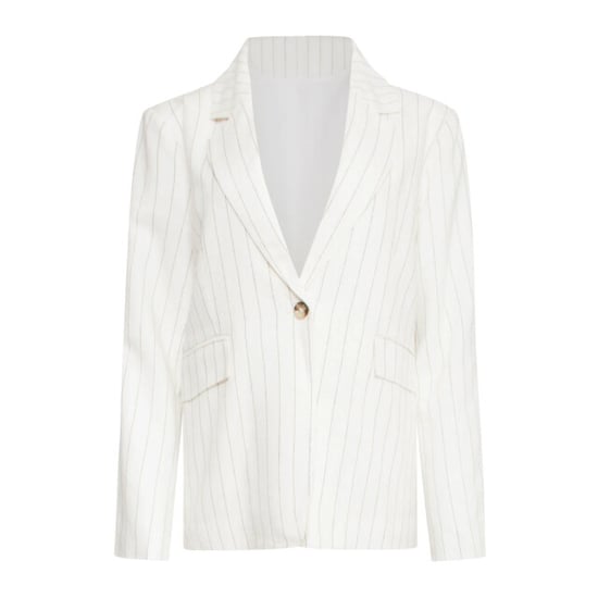 Smashed Lemon 25130 te pinstripe linnen blazer | - Image 2