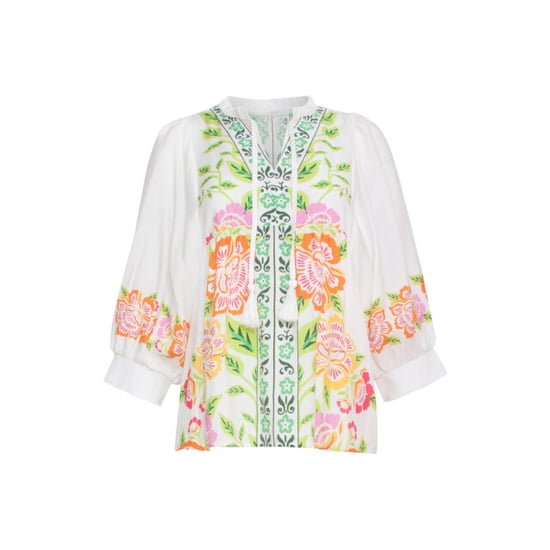 Smashed Lemon 24063 zomer top met levendige bloemenpatroon | - Image 2