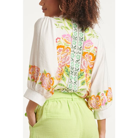 Smashed Lemon 24063 zomer top met levendige bloemenpatroon | - Image 3