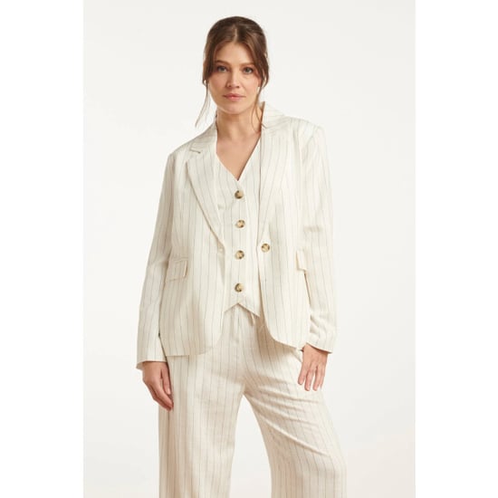 Smashed Lemon 25130 te pinstripe linnen blazer | - Image 5