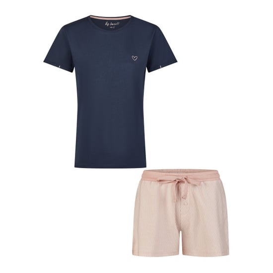 By Louise Dames korte pyjama set shortama blauw - Image 1